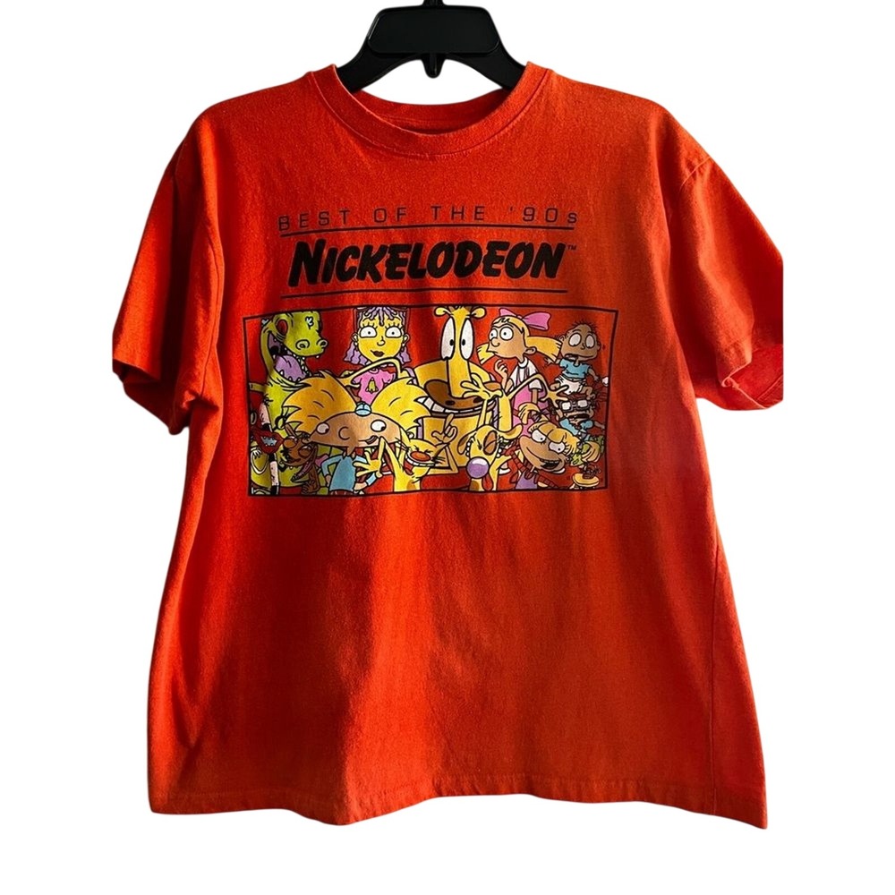 Boy's‎ SZ XL Orange Nickelodeon Shirt Gang (Rugrats)